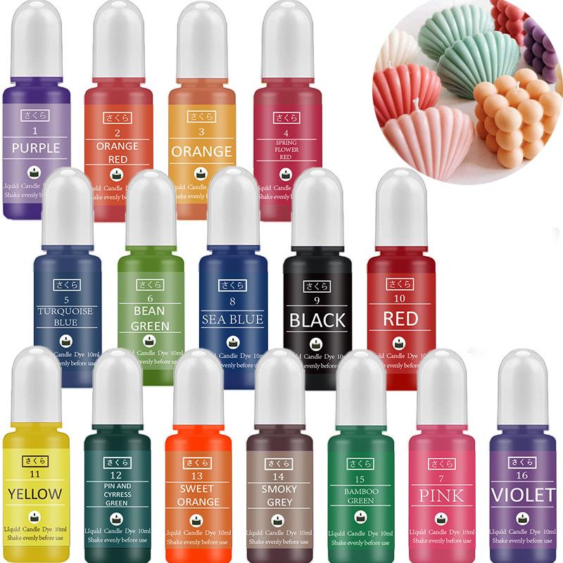 Soap Making Liquid - 10 ml/Fles Kaars Wax Pigment Kleurstof