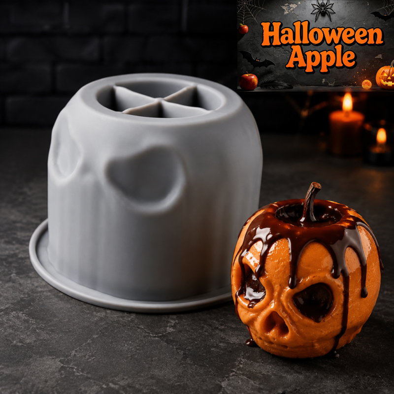 Soap Making Things - Halloween schedel appel siliconen mal, creatief
