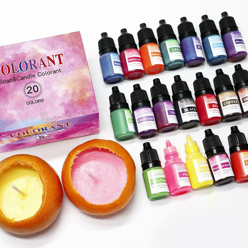 Soap Making Liquid - 20 Kleuren Kaars Wax Pigment Vloeibare
