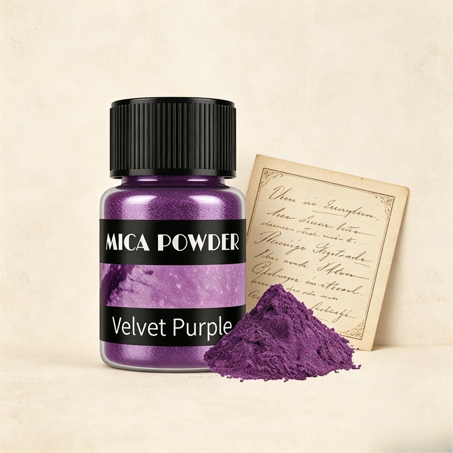 Oxide Pigment Soap - Sieraden maken met fluweelzacht paars mica