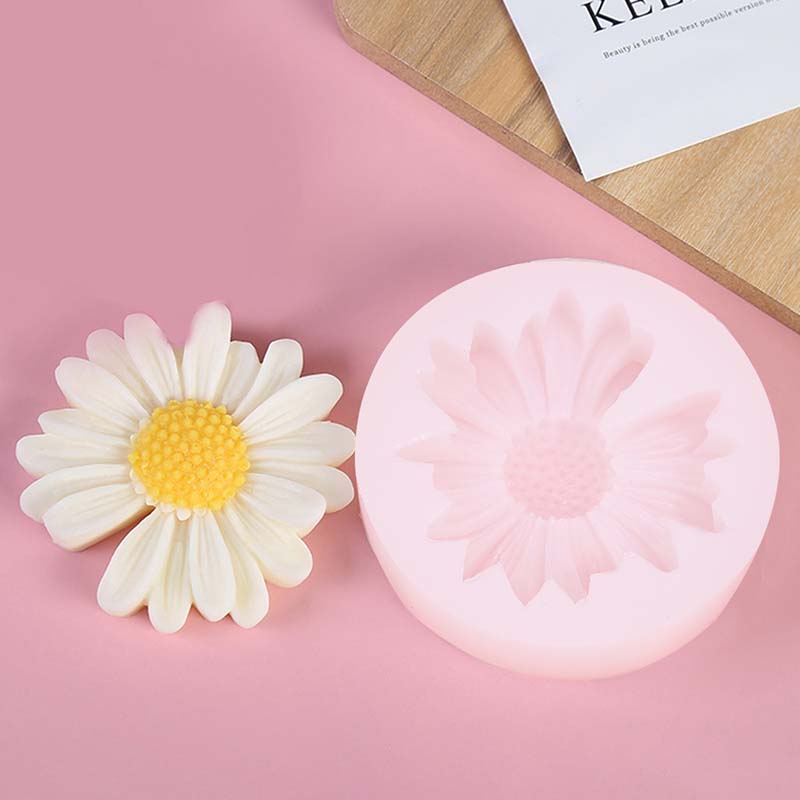 Soap Making Home - DIY Kaars Siliconen Mal Daisy Kamille