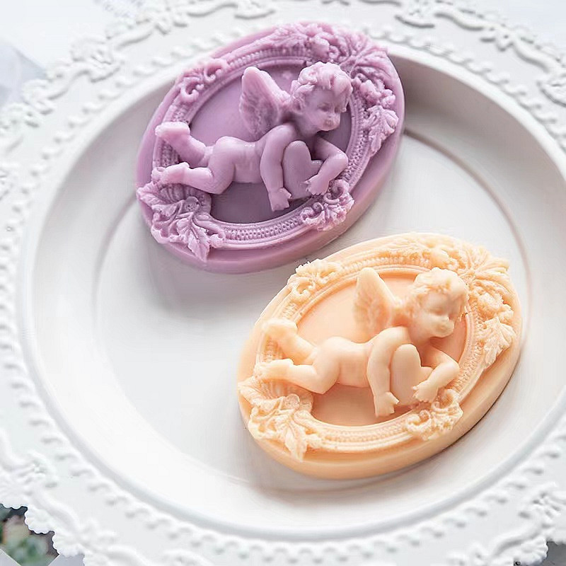 Soap Making Home - 3D Angel Kids Shaped Silicone Soap
