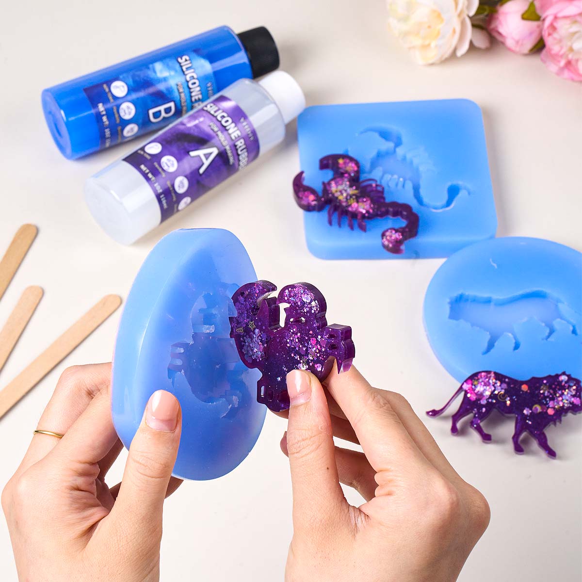 118ml/296ml siliconen mal maak - Soap Making Liquid recensie en prijs
