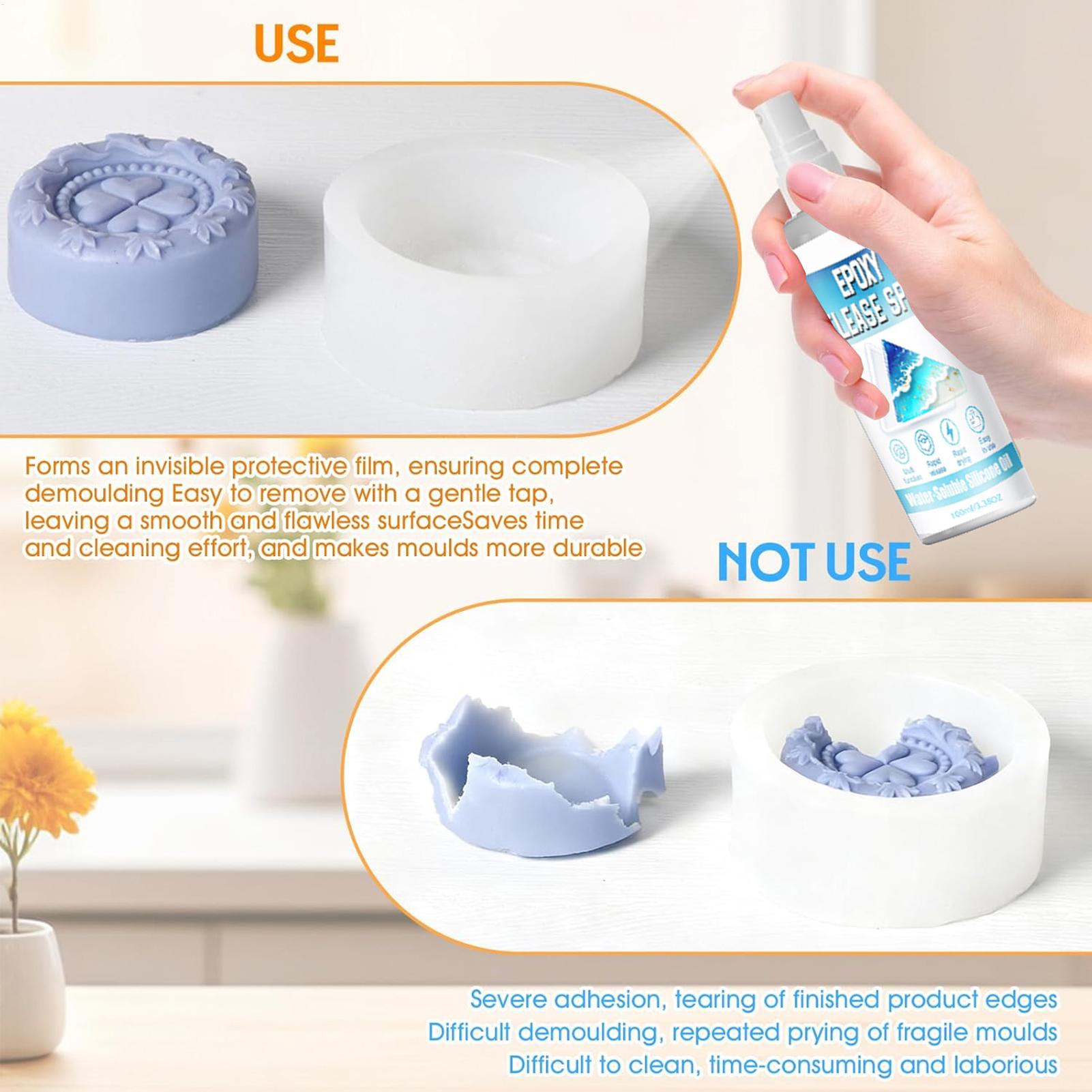 Siliconen ontvormspray Epoxy o - Soap Making Home recensie en prijs