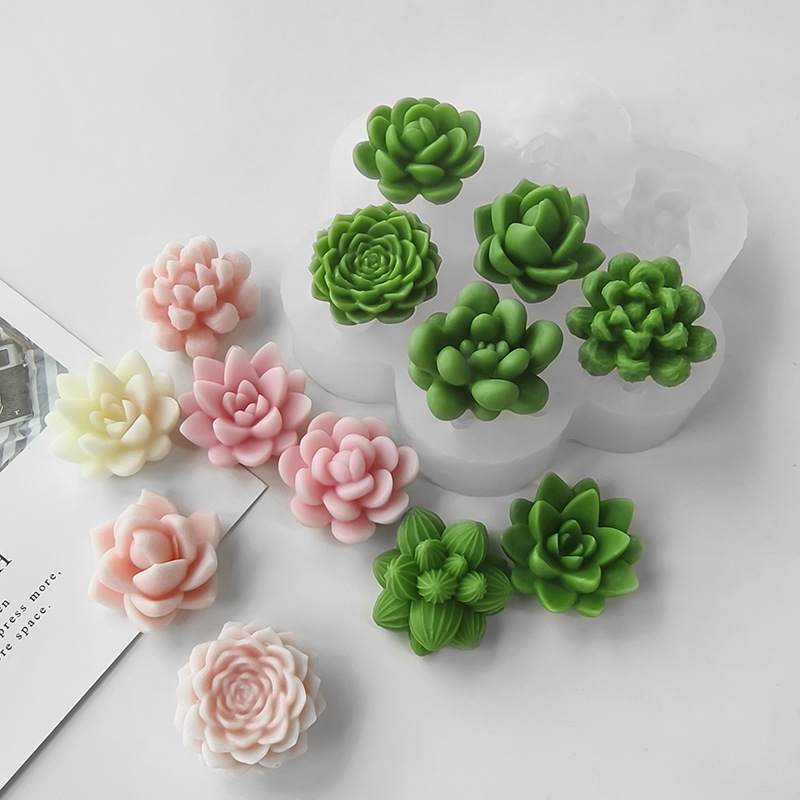 7-in-1 succulenten cactus sili - Soap Making Home recensie en prijs