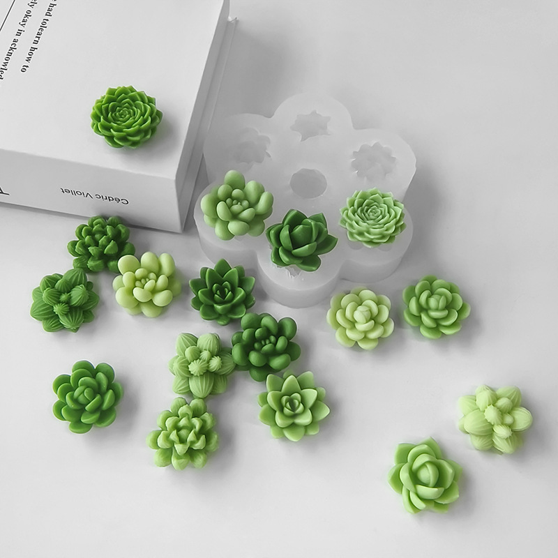 7-in-1 succulenten cactus sili - Soap Making Home recensie en prijs
