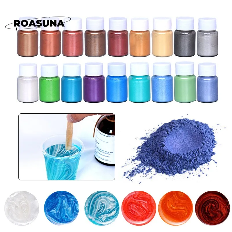 24 kleuren mica parel poeder v - Oxide Pigment Soap recensie en prijs