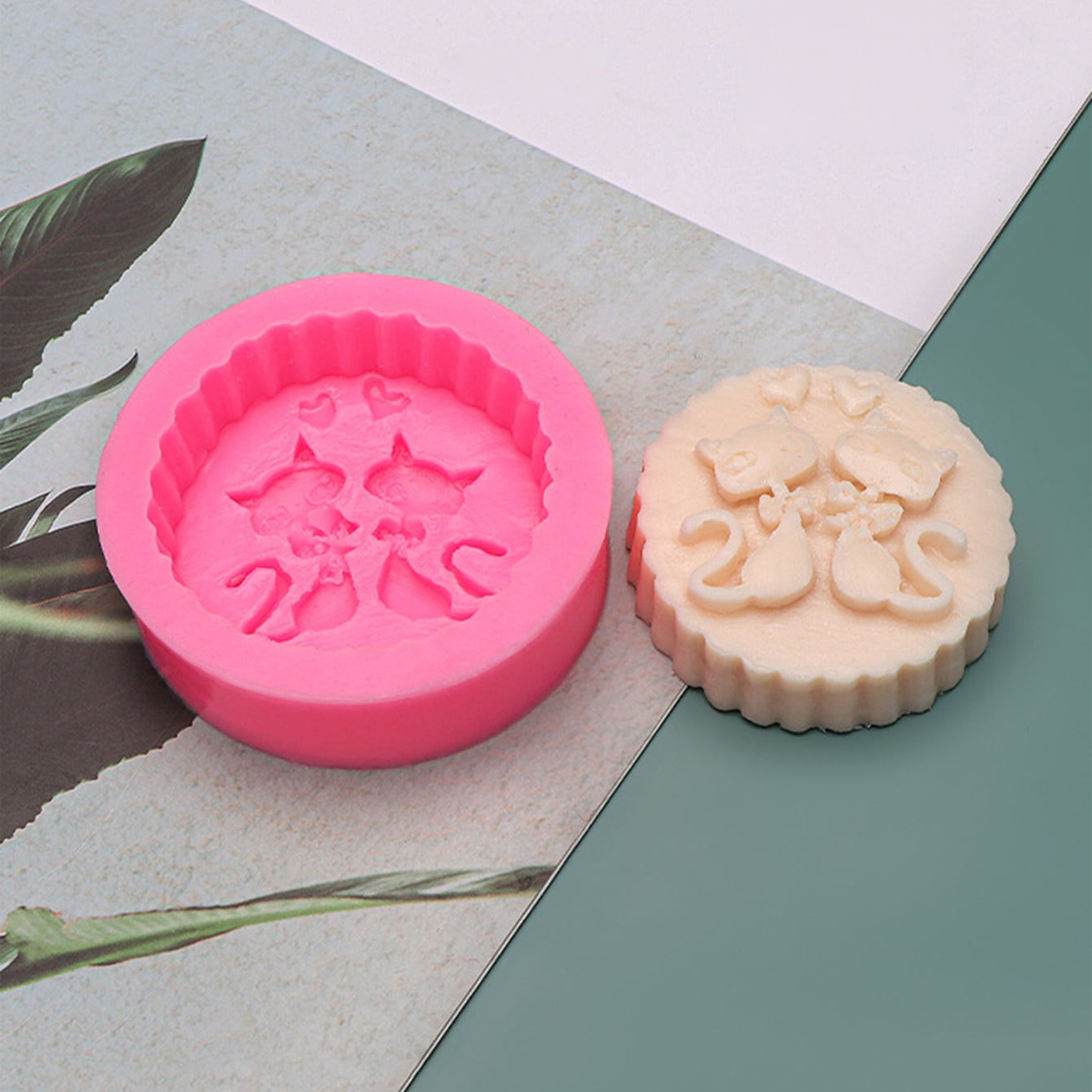 1-delige siliconen kattenvormi - Soap Making Things recensie en prijs