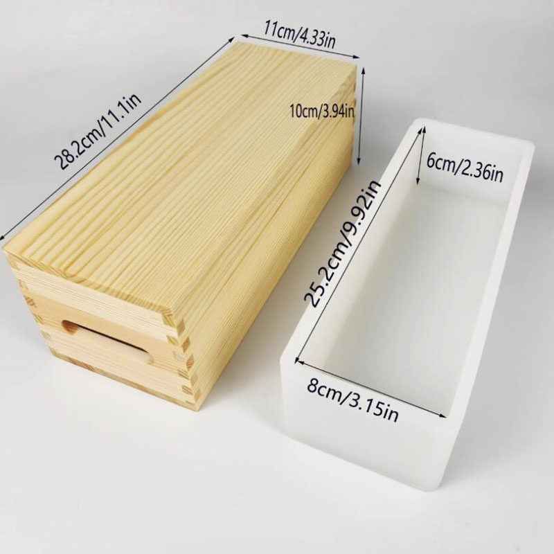 Natuurlijke houten frame zeep  - Soap Making Process recensie en prijs