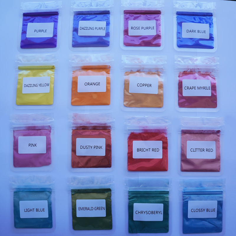 16-kleurige micapoederset, per - Oxide Pigment Soap recensie en prijs