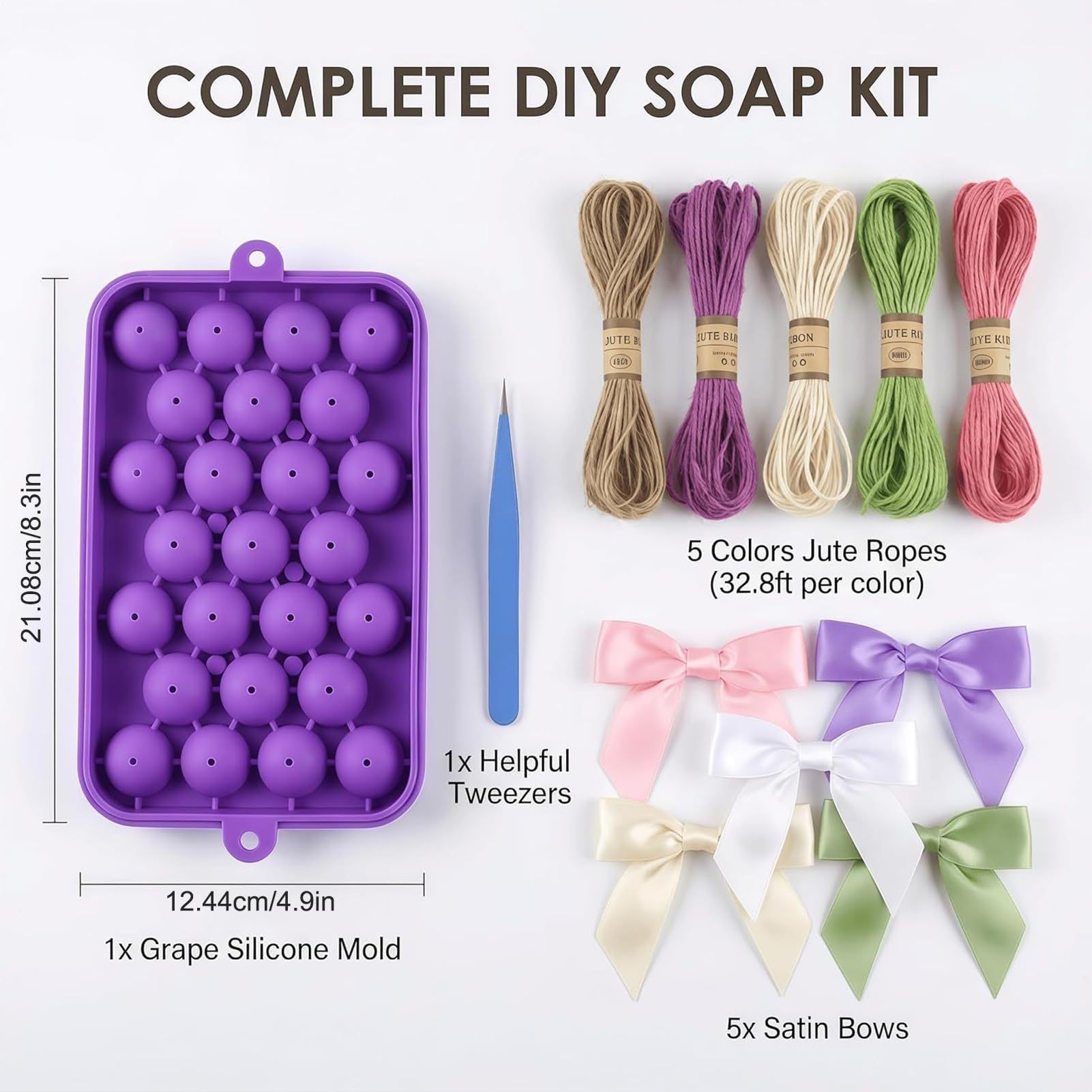 Creatieve druivenzeepvorm DIY  - Soap Making Hobby recensie en prijs