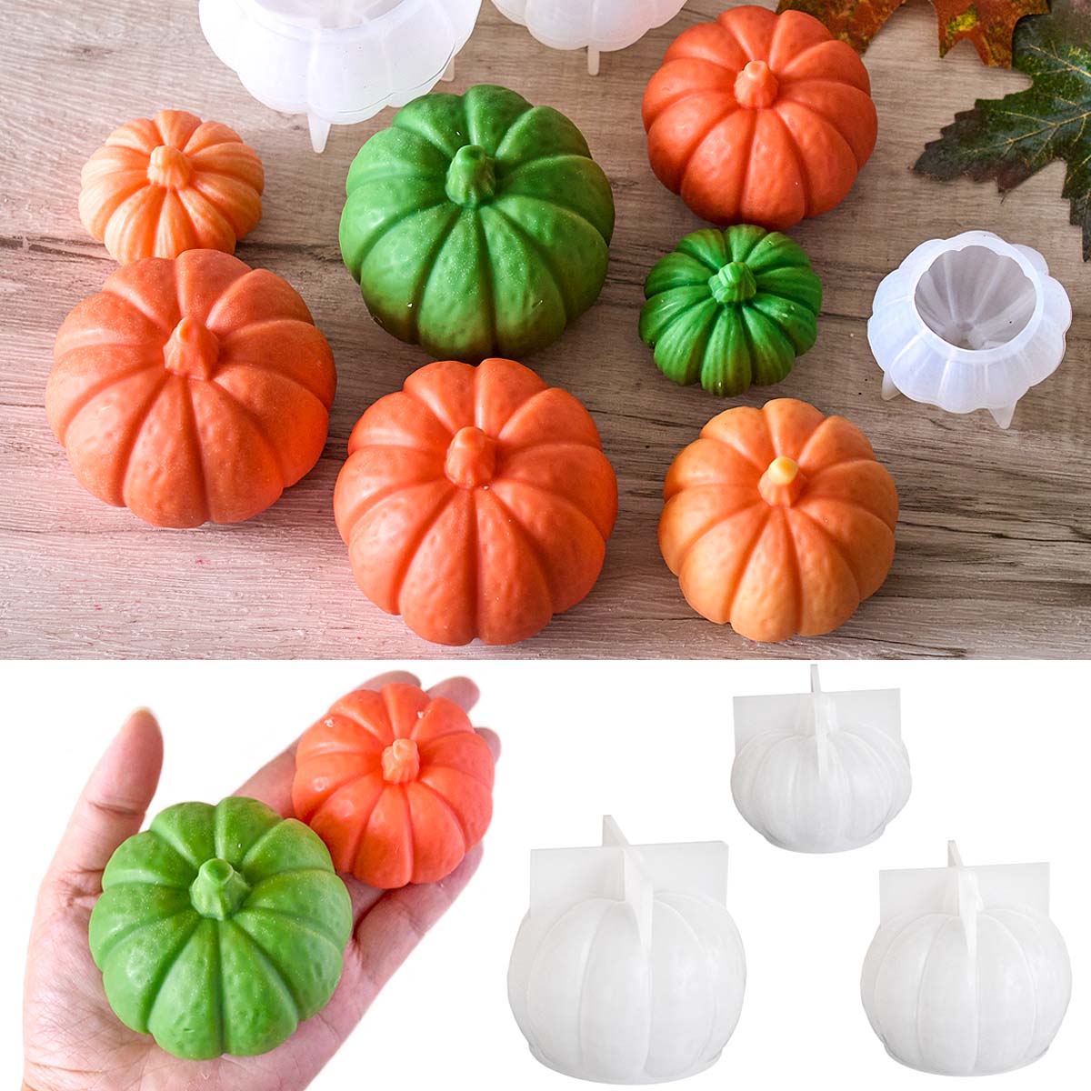 Halloween Pompoen Kaars Silico - Soap Making Things recensie en prijs