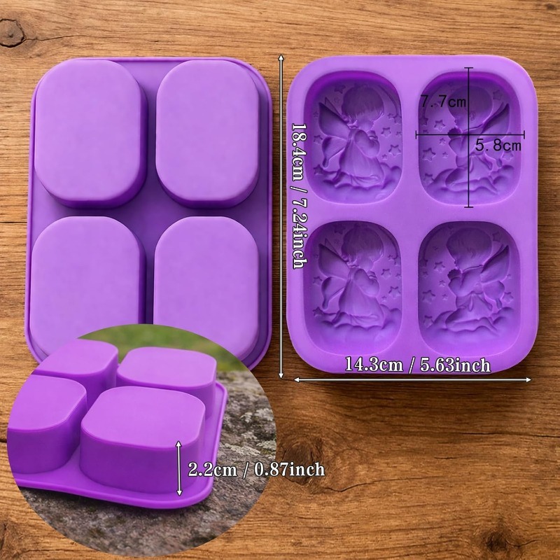 Engel siliconen mal voor zeep  - Soap Making Things recensie en prijs