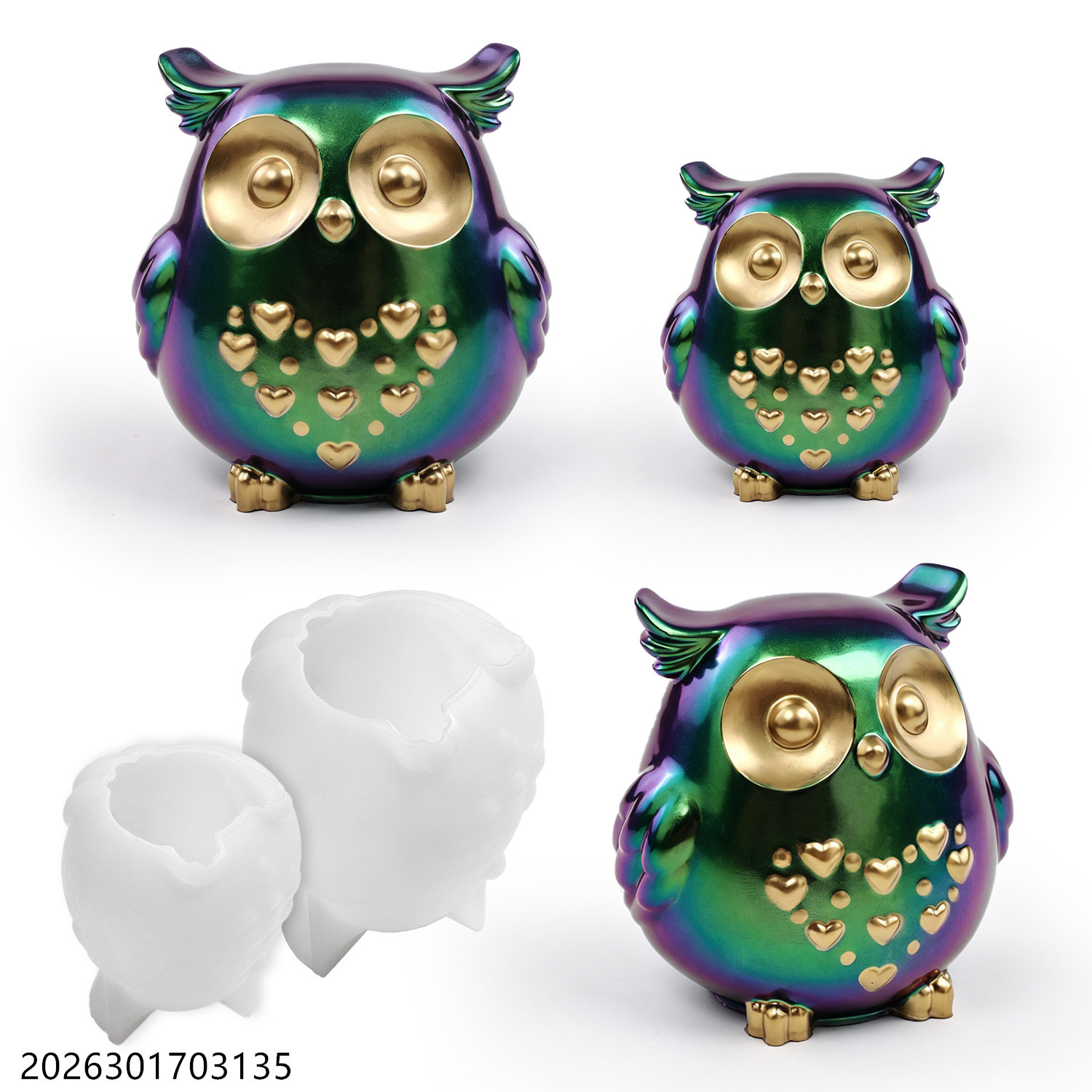 Uil siliconen mal 3D vogelvorm - Soap Making Things recensie en prijs