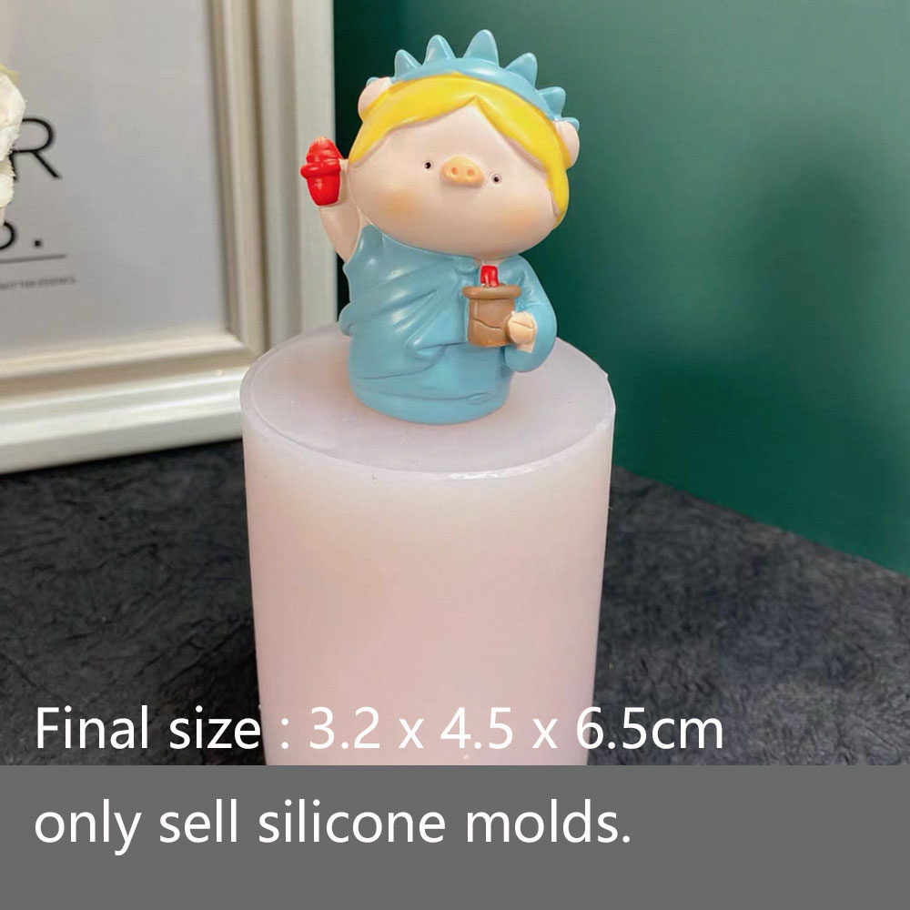 Lucky Pig siliconen mal gips c - Soap Making Friend recensie en prijs