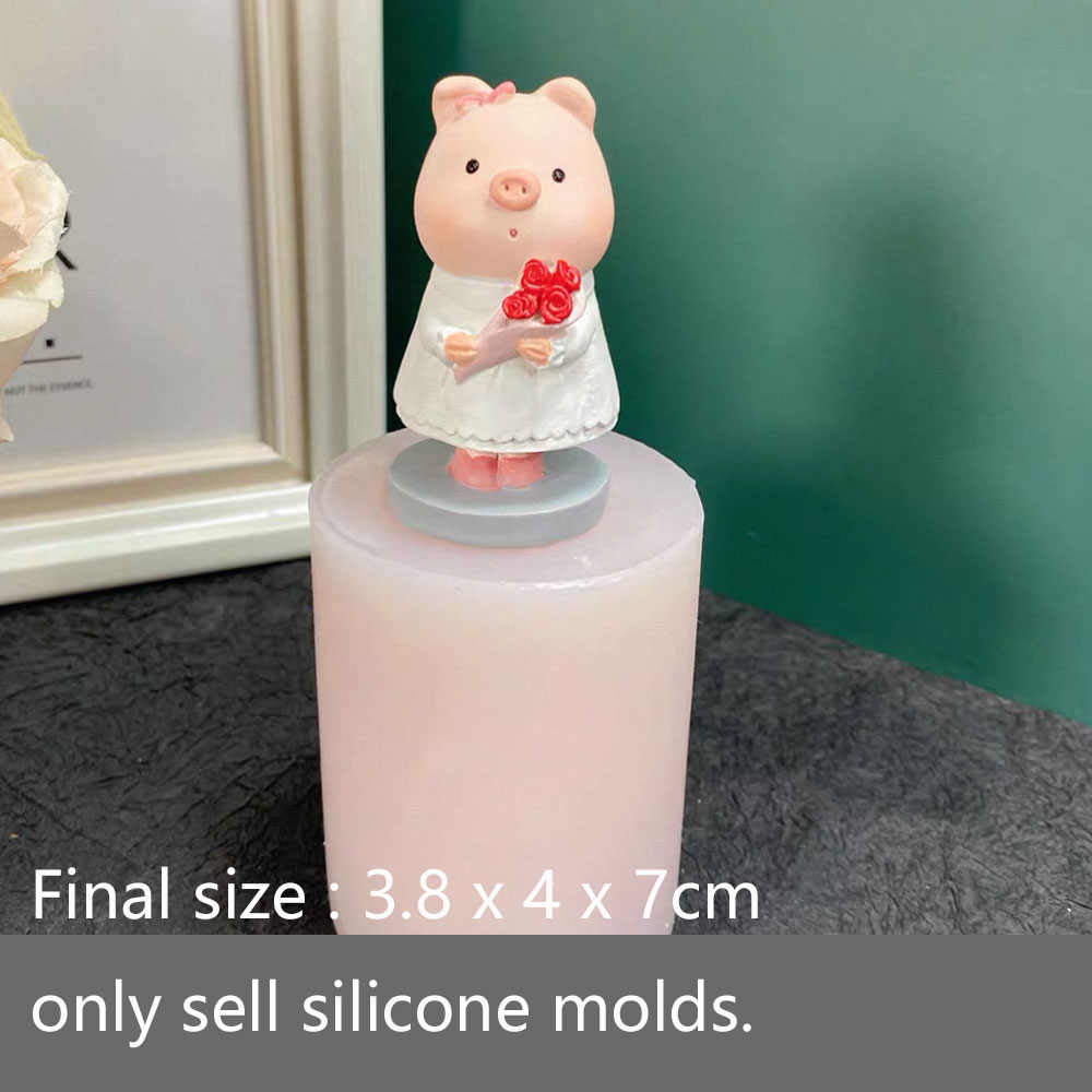 Lucky Pig siliconen mal gips c - Soap Making Friend recensie en prijs